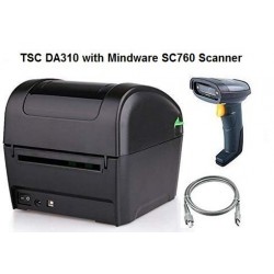 TSC DA310 Direct Thermal Printer 4 IPS & 300 DPI Barcode Shipping Label Printer Ideal for Seller Flex