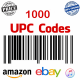 UPC/EAN codes for Amazon International, eBay