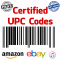 UPC/EAN codes for Amazon International, eBay