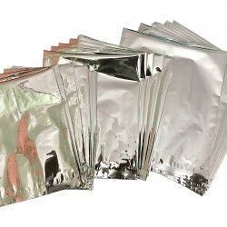 Plastic Silver Pouch 6x8 (Pack of 50)