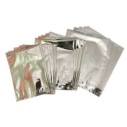 Plastic Silver Pouch 4x6 (Pack of 70)