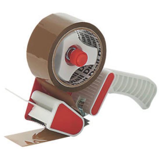 Manual Hand Operated Tape Dispenser With 2 inch PVC Transparent Tape Roll-50mm or 2 inch