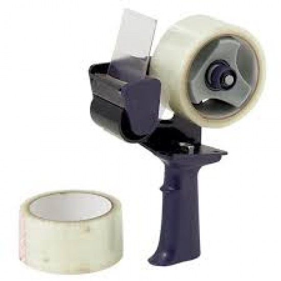 Manual Hand Operated Tape Dispenser With 2 inch PVC Transparent Tape Roll-50mm or 2 inch