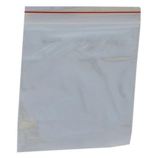 Zip Lock Pouch Bags (6 inch x 8 inch, 100 Pieces, Transparent)
