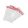 Zip Lock Pouch Bags (4 inch x 5 inch, 100 Pieces, Transparent)