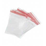 Zip Lock Pouch Bags (4 inch x 5 inch, 100 Pieces, Transparent)