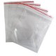 Zip Lock Pouch Bags (7 inch x 10 inch, 100 Pieces, Transparent)