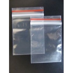 Zip Lock Pouch Bags (2 inch x 3 inch, 100 Pieces, Transparent)