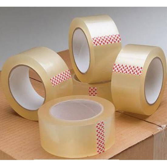  Cello Tape 2 inch/48mm Width x 65 Meter Length - Pack of 6