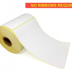 Direct Thermal Barcode Labels Sticker Roll (4" x 6" - 400 Labels per Roll) (1 Roll)