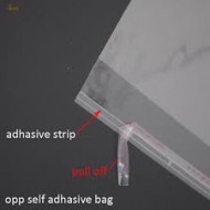 Transparent Plastic Cover or BOPP Bags with self adhasive Tape Pack of 500grm (3x4)