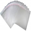 Transparent Plastic Cover or BOPP Bags with self adhasive Tape Pack of 500grm (13x18